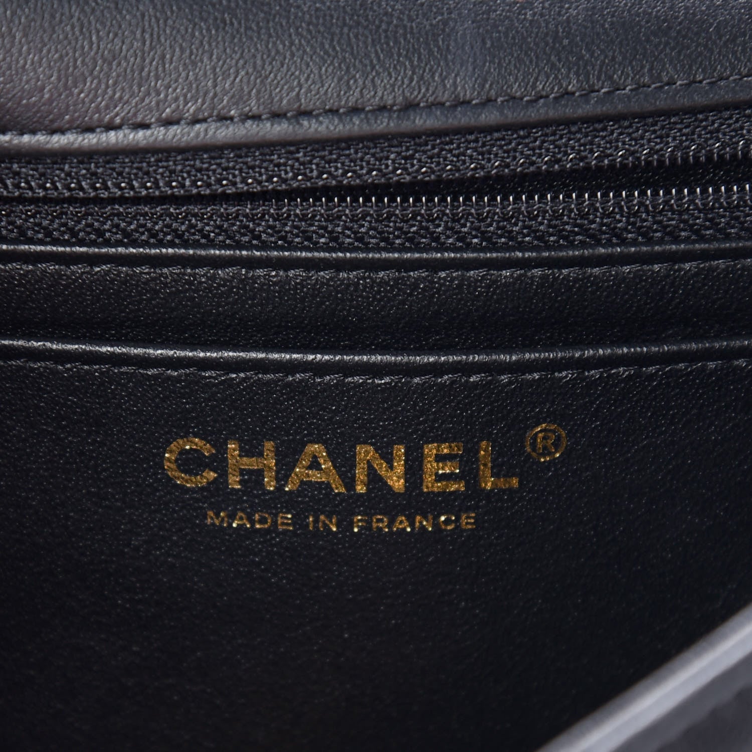 Chanel Lambskin Quilted Mini Rectangular Flap Black 6 of 10