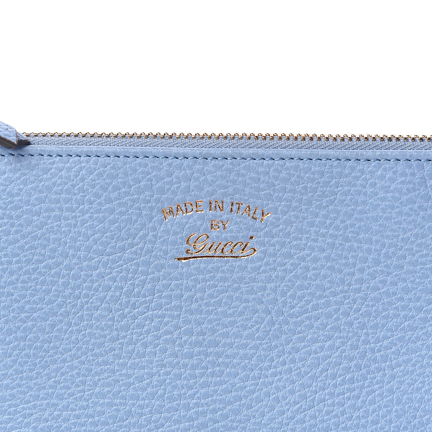 Gucci Dollar Calfskin Large Swing Pouch Mineral Blue 9 of 10
