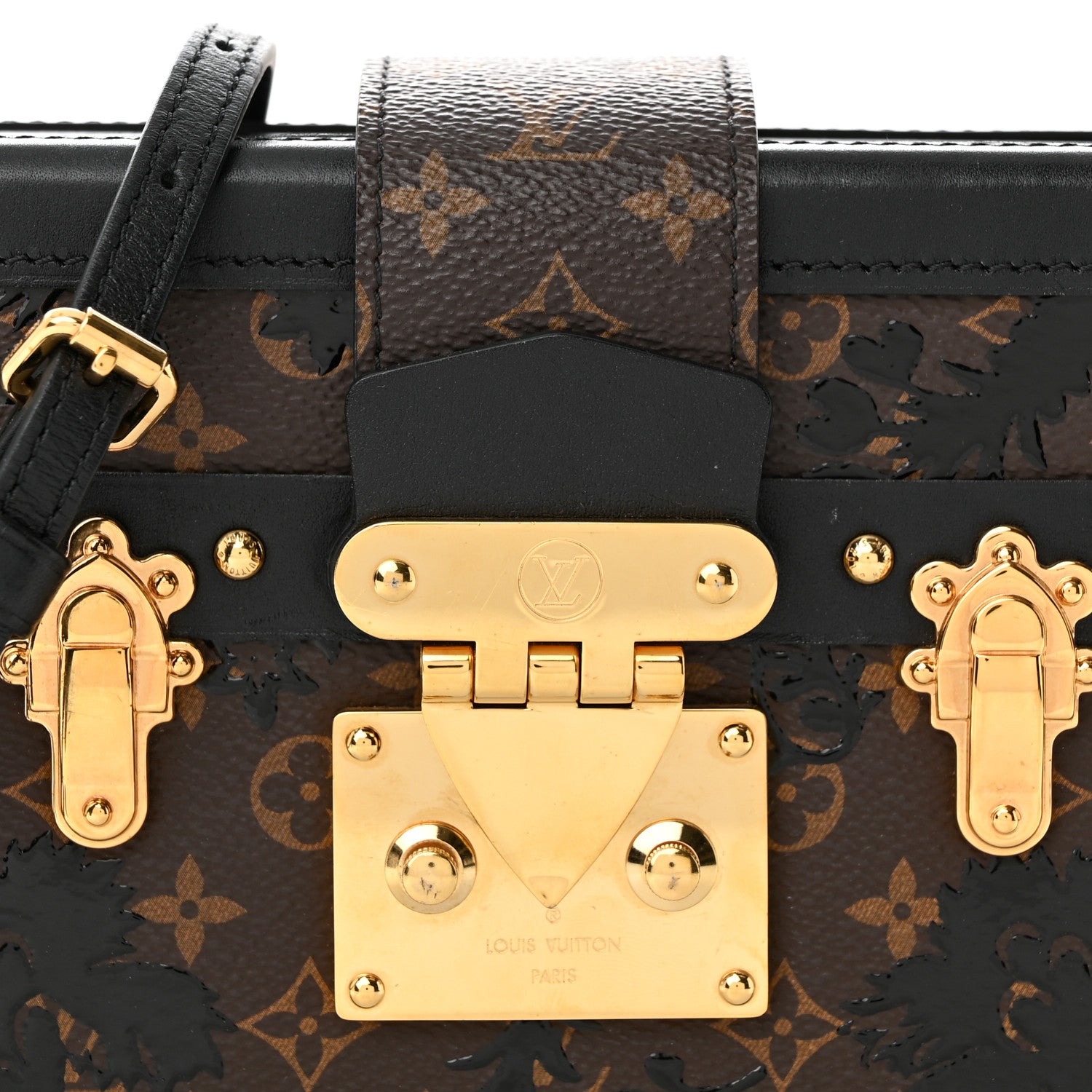 Louis Vuitton Monogram Blossom Petite Malle Black 7 of 16