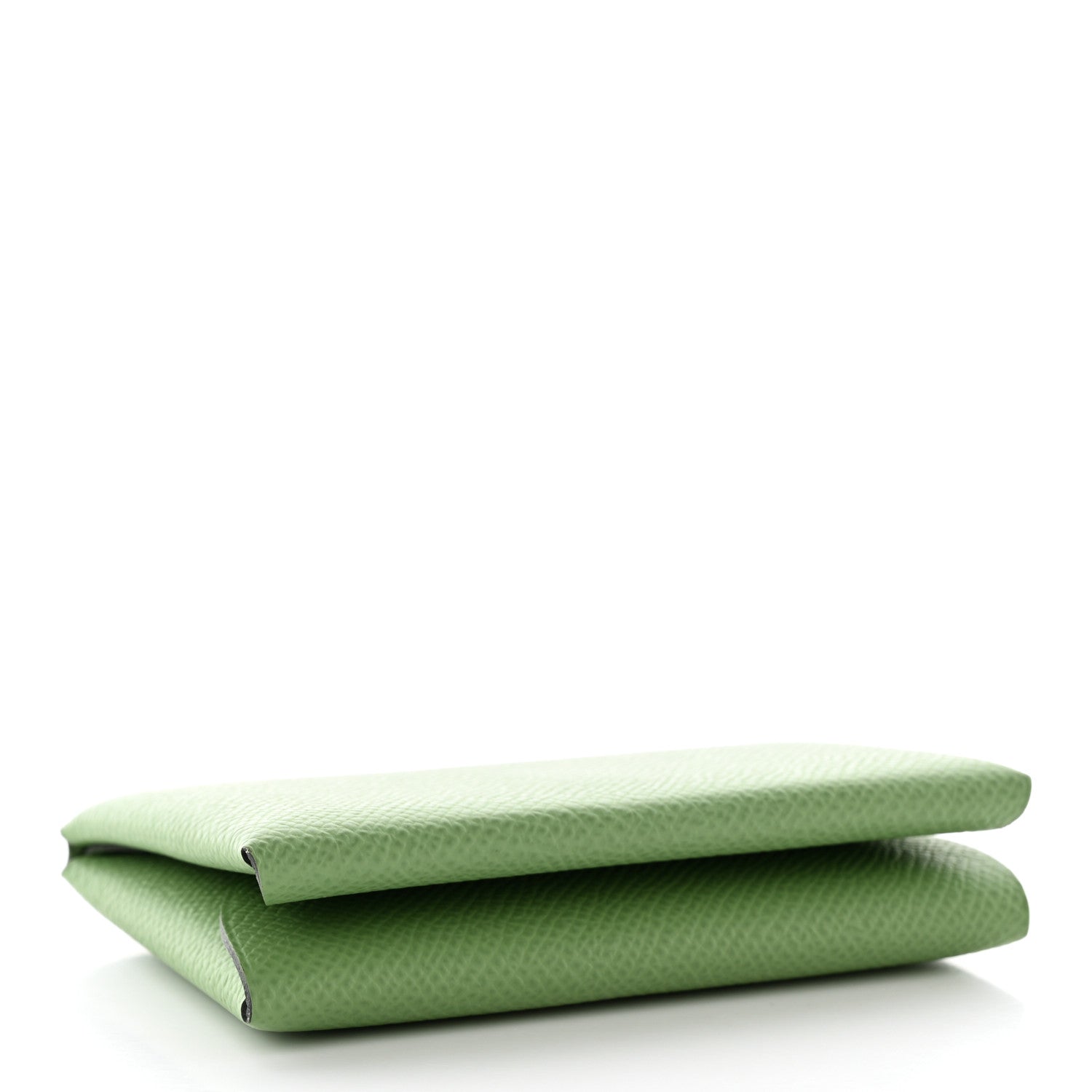 Hermes Epsom Calvi Duo Card Case Vert Criquet 4 of 9