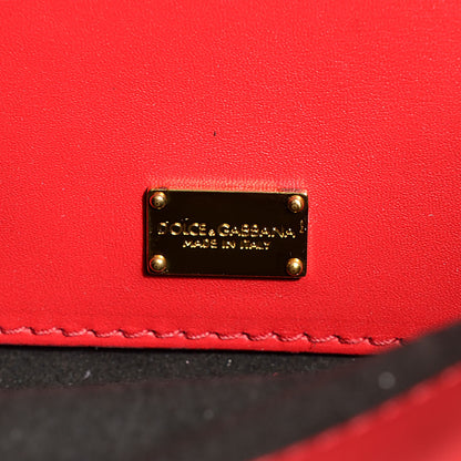 Dolce & Gabbana Brocade Crystal Embellished Carmen Bag Red 13 of 14