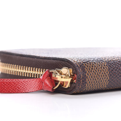 Louis Vuitton Damier Ebene Clemence Wallet Cherry 7 of 8