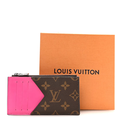 Louis Vuitton Monogram Calfskin Coin Card Holder Rose 7 of 7