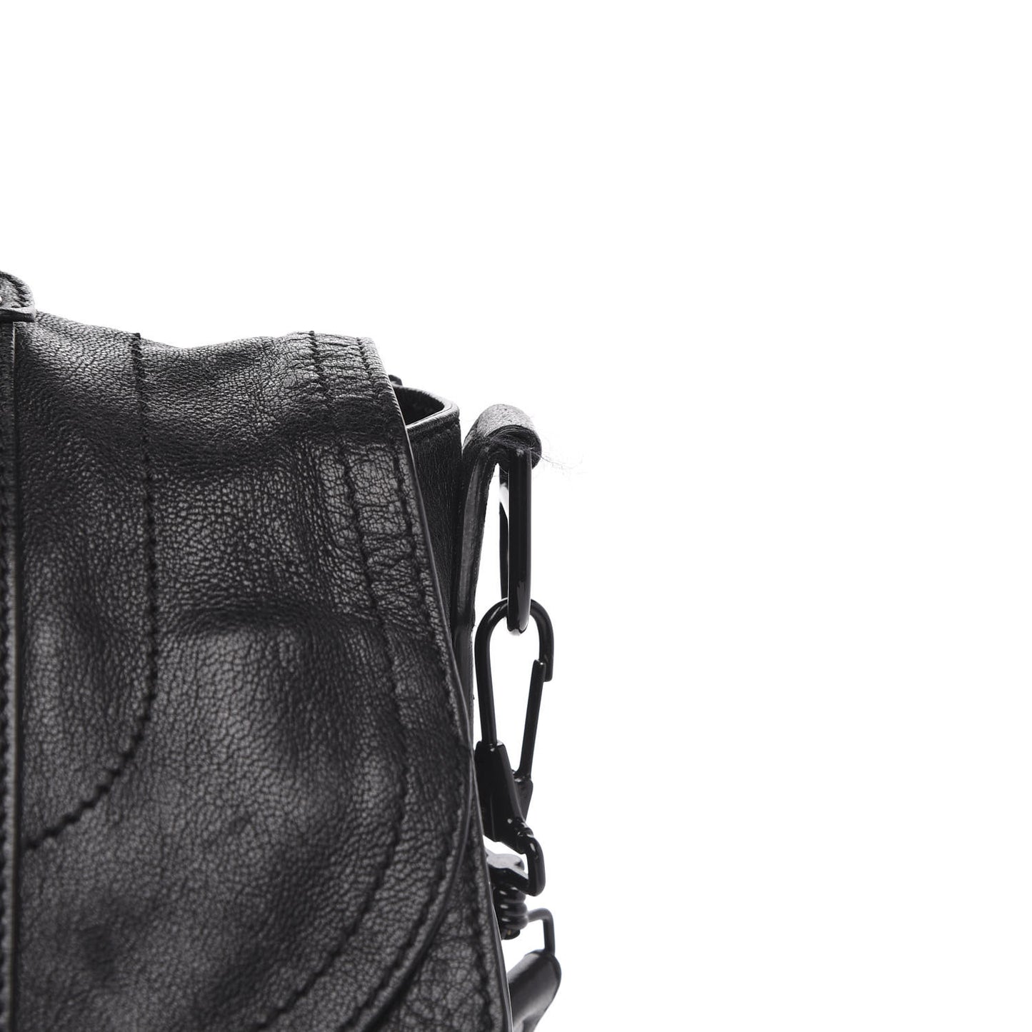 Lambskin PS1 Large Satchel Black