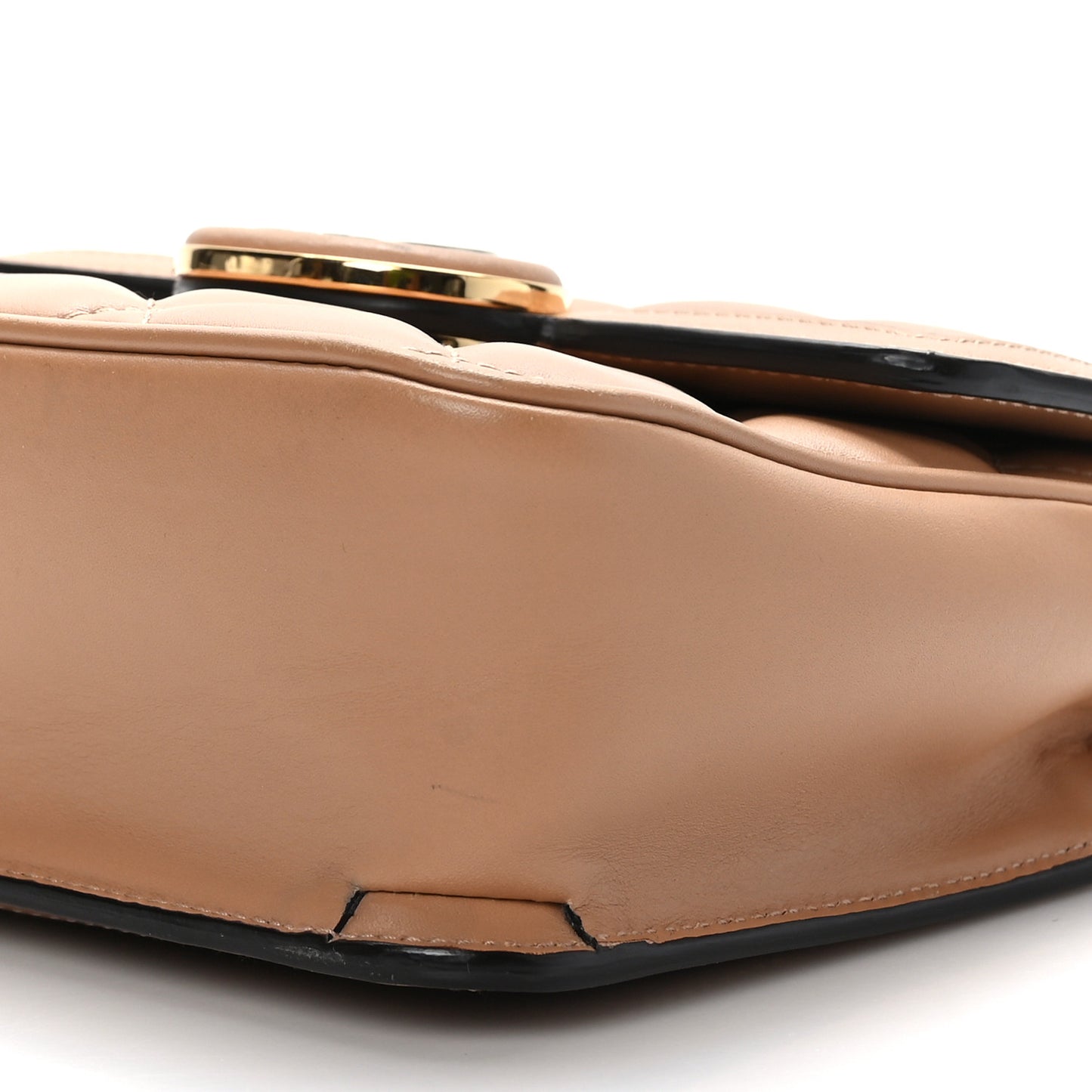 Calfskin Quilted Mini Deco Shoulder Bag Camelia