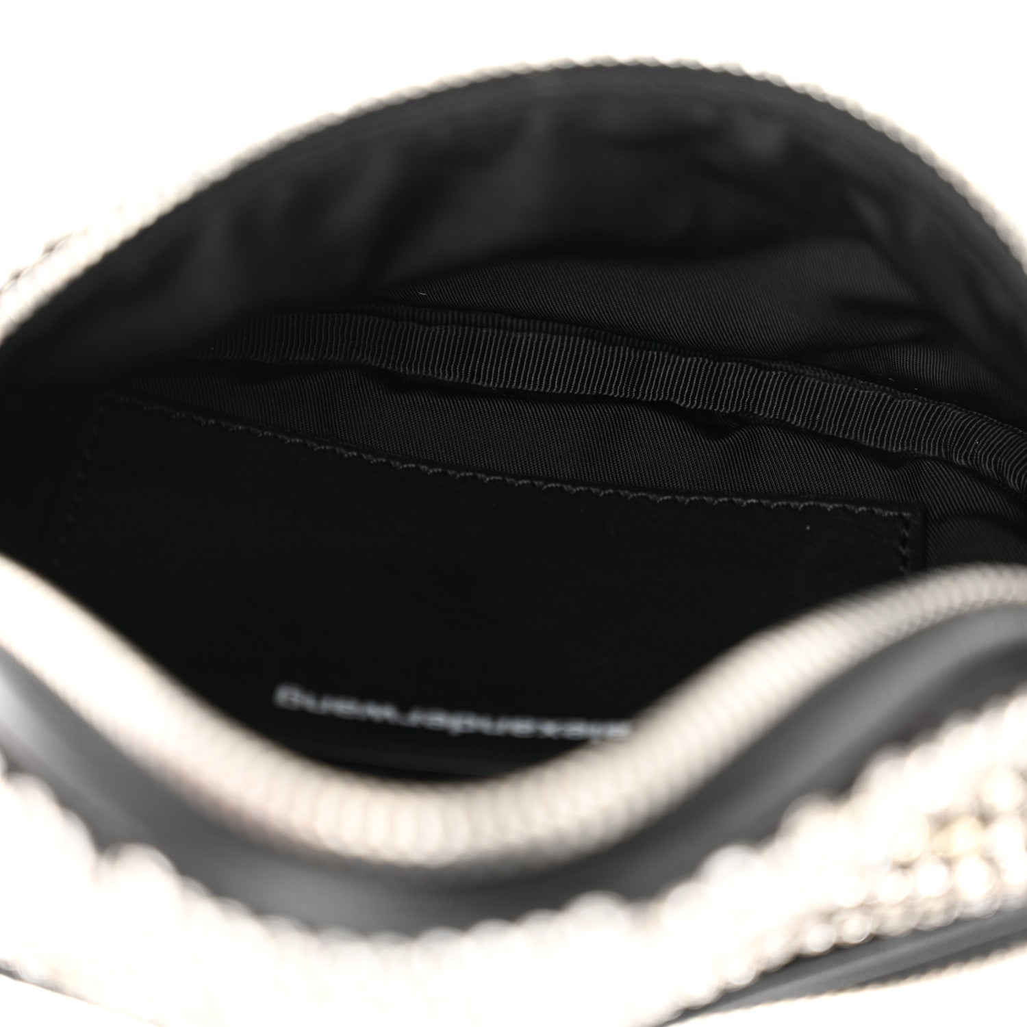 Alexander Wang Rhinestone Mesh Mini Attica Belt Bag Black 5 of 11