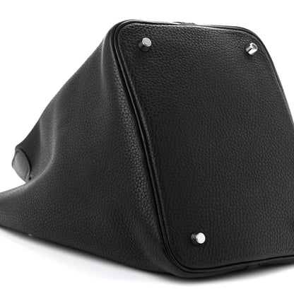 Hermes Taurillon Clemence Picotin Lock 22 MM Black 9 of 10
