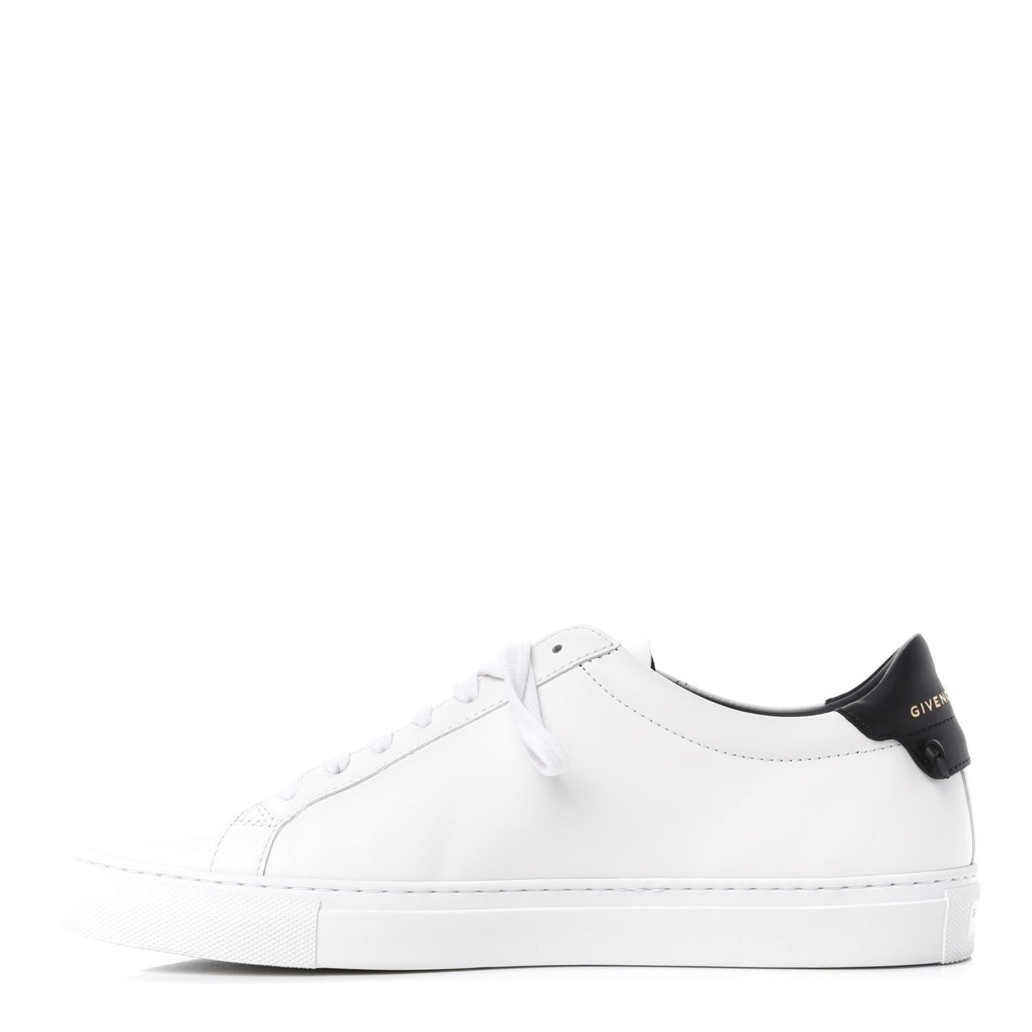 Calfskin Perforated Womens Urban Street Sneakers 41 White Black
