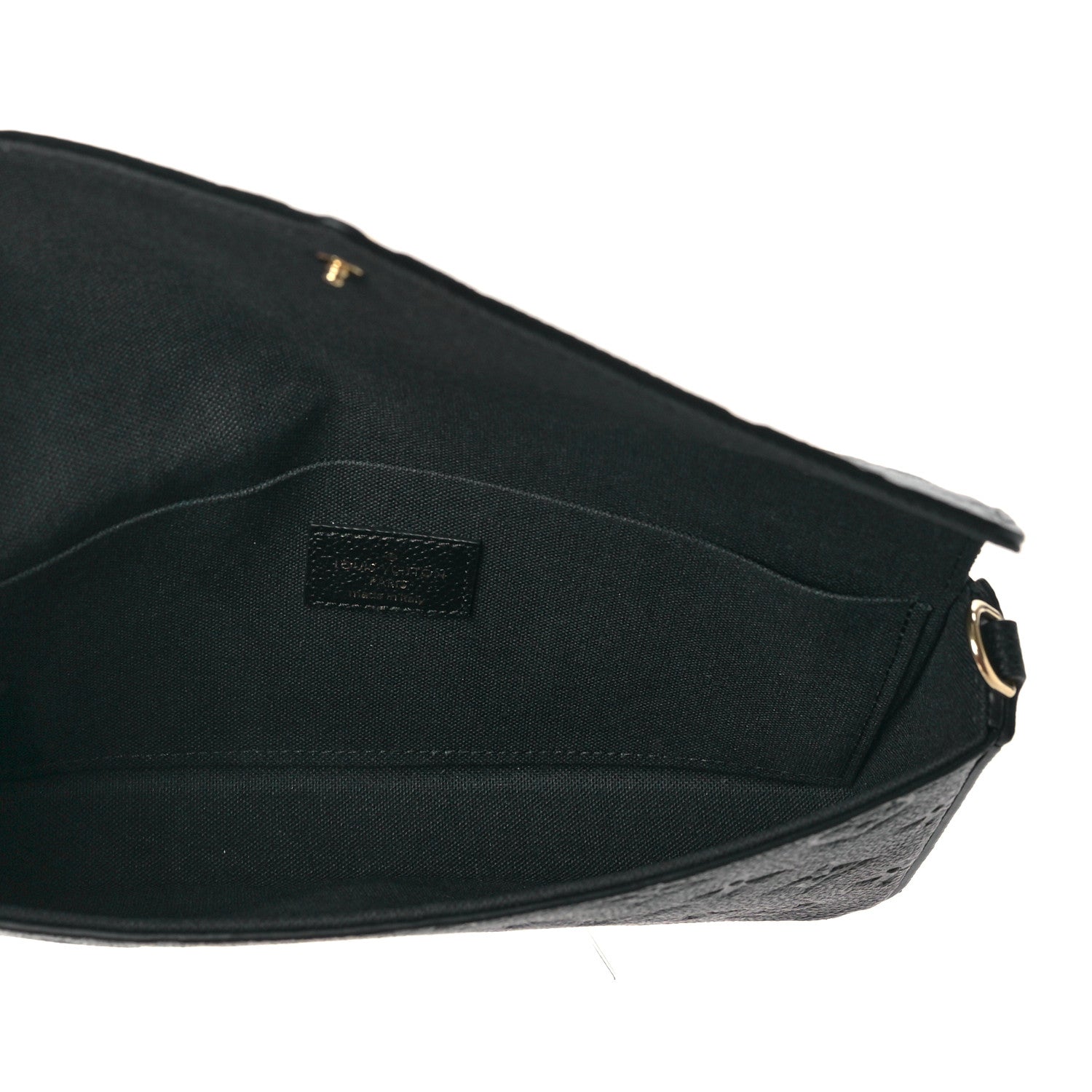 Louis Vuitton Empreinte Pochette Felicie Chain Wallet Black 6 of 11