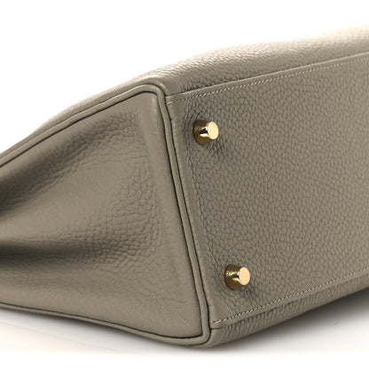 Hermes Togo Kelly Retourne 28 Sauge 9 of 14