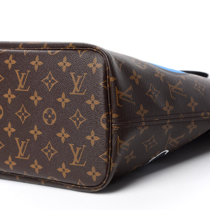 Louis Vuitton Monogram World Tour Neverfull MM 8 of 13