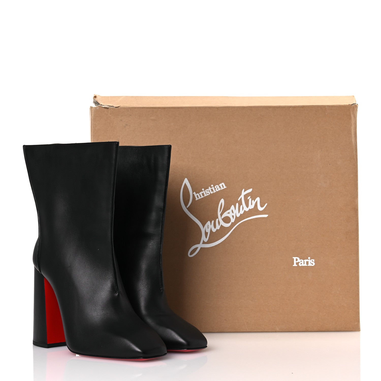 Christian Louboutin Calfskin Hilconissima 100 Bootie 40 Black 11 of 11