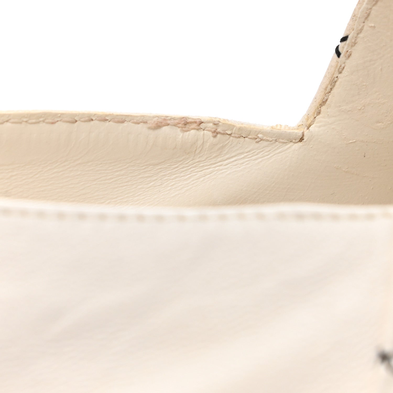 Chanel Lambskin Stitched CC Espadrilles 37 White Black 11 of 14