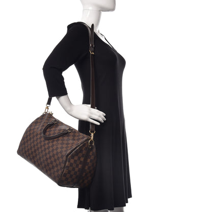 Louis Vuitton Damier Ebene Speedy Bandouliere 35 2 of 13