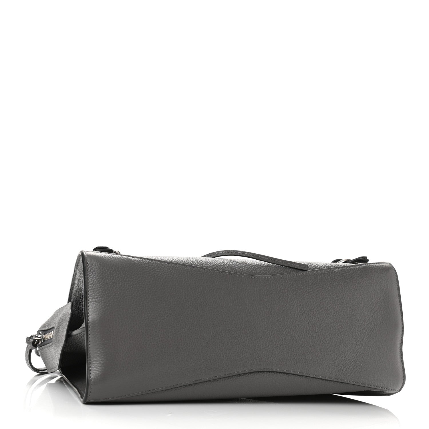 Balenciaga Grained Calfskin Neo Classic Silver Hardware S City Dark Grey 4 of 10