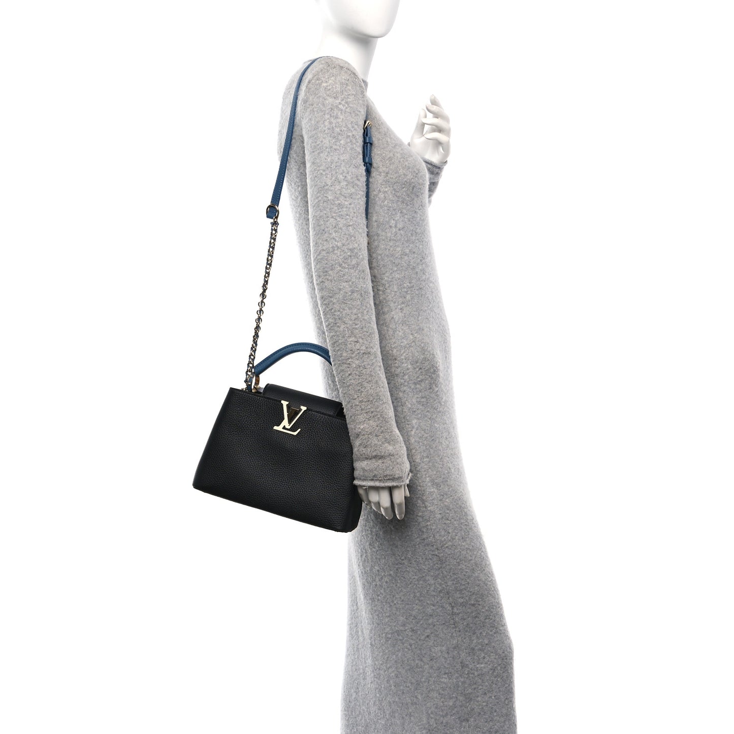 Taurillon Capucines BB Black General Blue