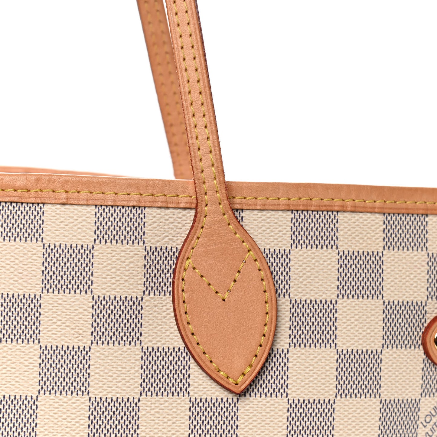 Damier Azur Neo Neverfull MM Rose Ballerine