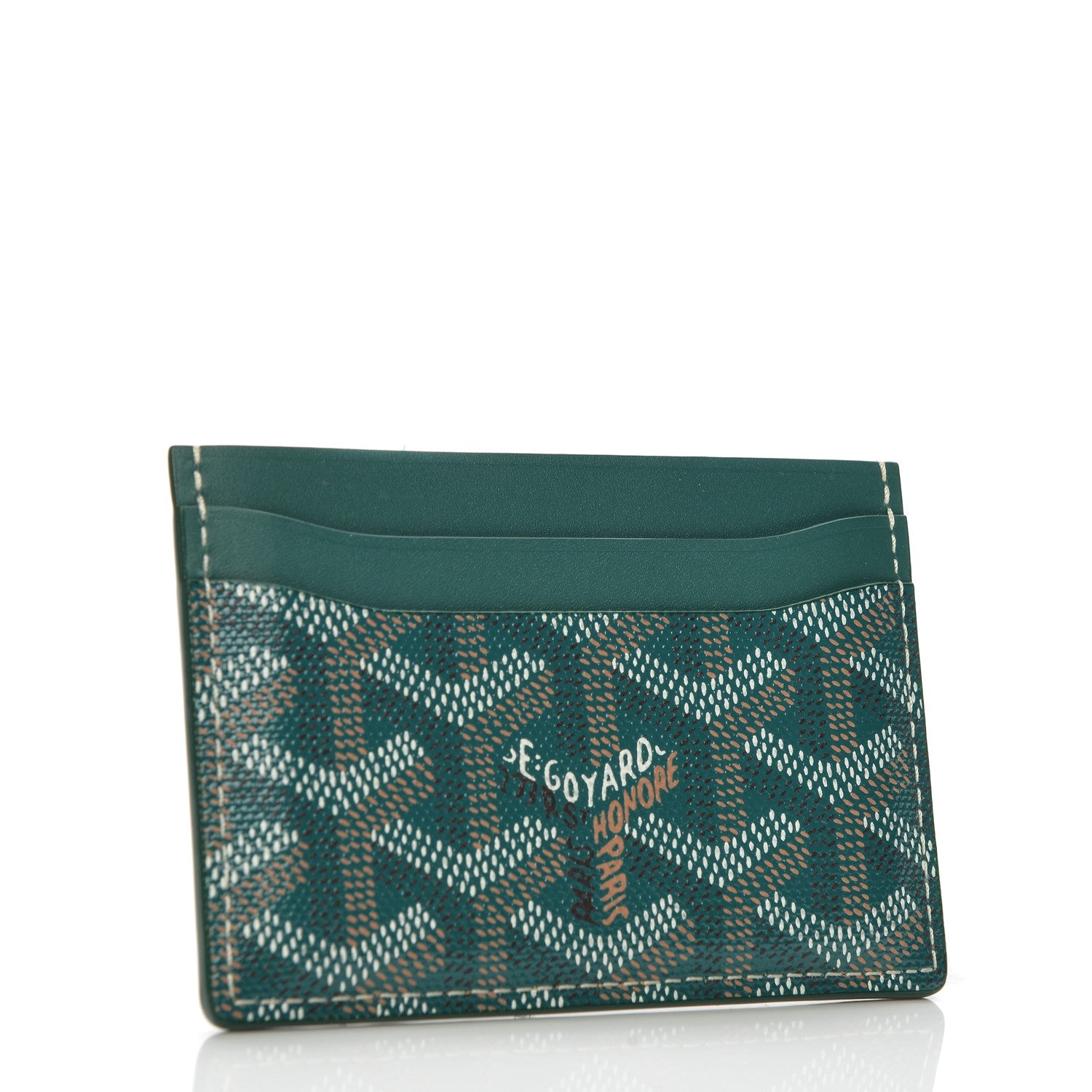 Goyard Goyardine Saint Sulpice Card Holder Green 3 of 6