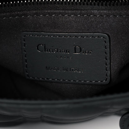 Christian Dior Ultra Matte Calfskin Cannage Mini Lady Dior Black 6 of 14