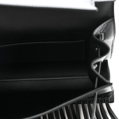 Hermes Swift Kelly Danse Anate Fringed Belt Bag Black 5 of 11