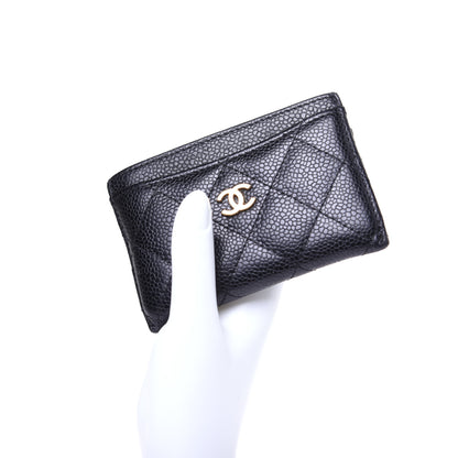 Chanel Caviar Quilted Card Holder Black 2 of 9