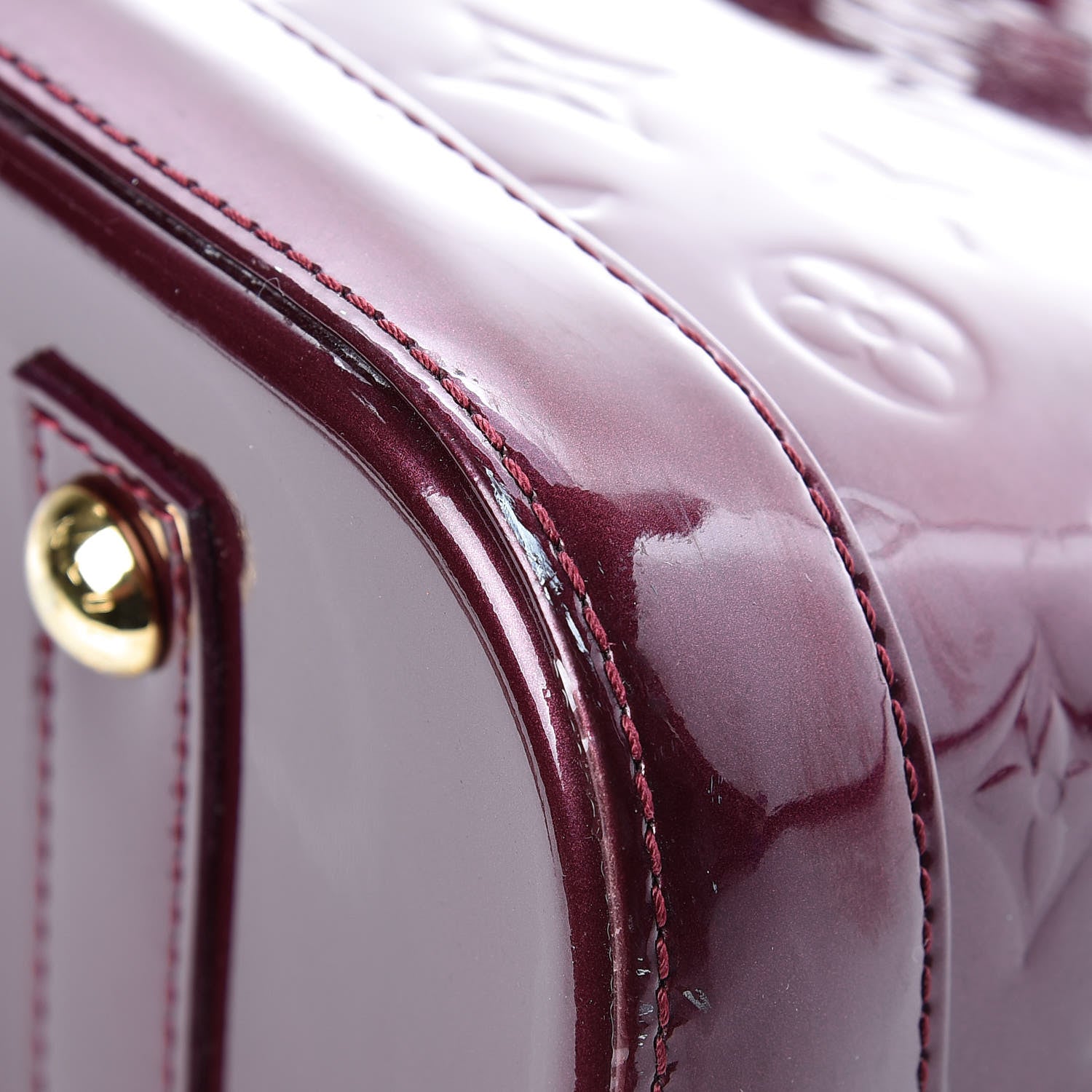 Louis Vuitton Vernis Alma PM Rouge Fauviste 13 of 18