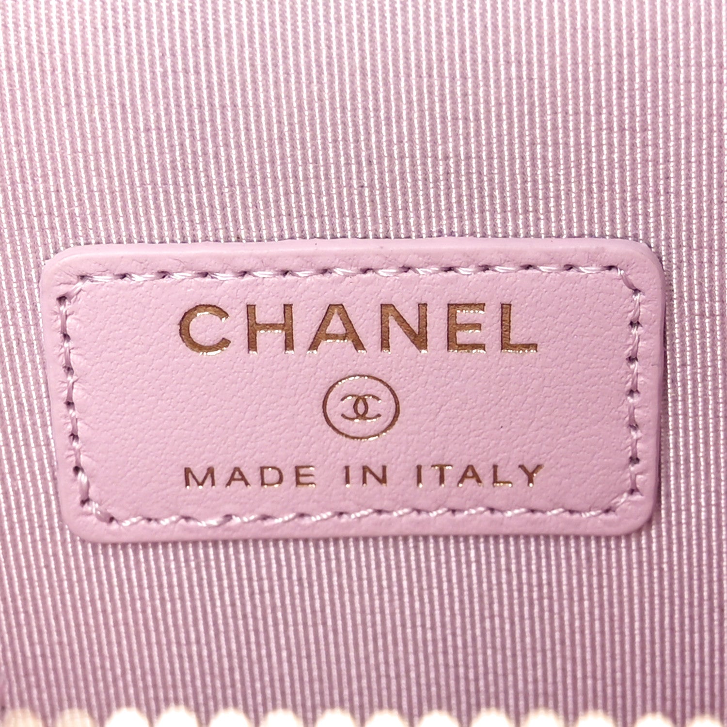 Chanel Caviar Quilted Mini Vanity Case With Chain Light Pink 6 of 10