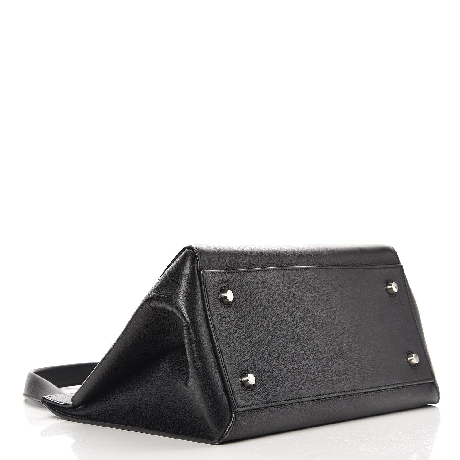 Celine Supple Calfskin Medium Edge Shoulder Bag Black 4 of 15