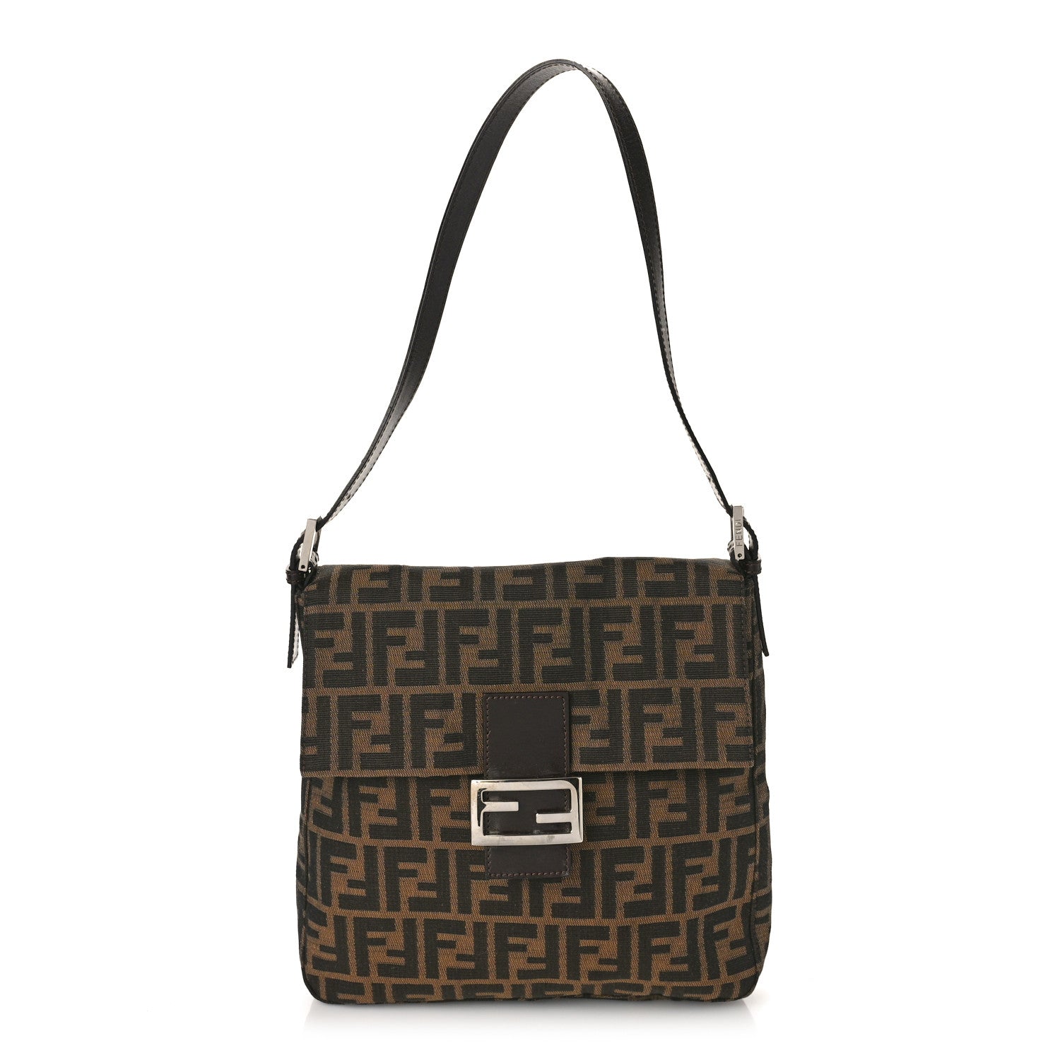 Fendi Zucca Shoulder Bag Tobacco 1 of 8