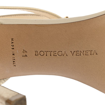 Bottega Veneta Lambskin Studded Stretch Multi Strap 90mm Sandals 41 Sea Salt 8 of 14
