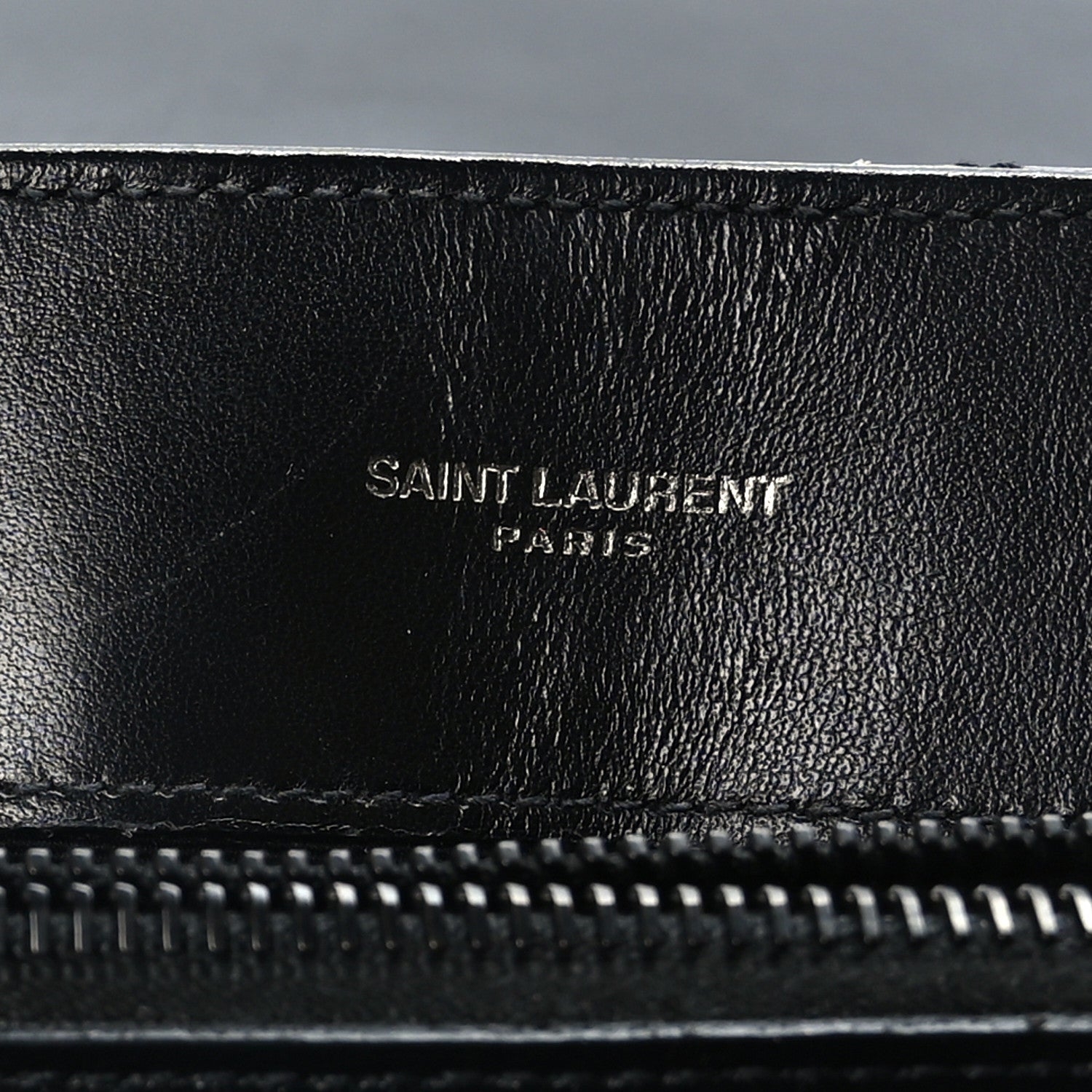Saint Laurent Calfskin Y Quilted Monogram Monochrome Medium Loulou Chain Satchel Black 6 of 9