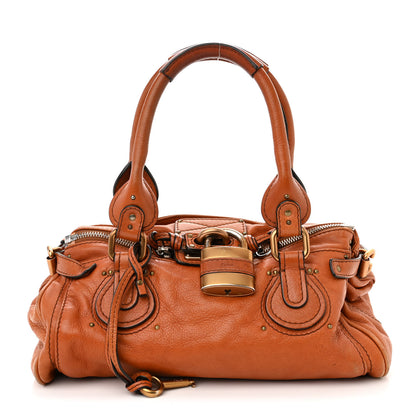Chloe Calfskin Medium Paddington Satchel Tan 1 of 14