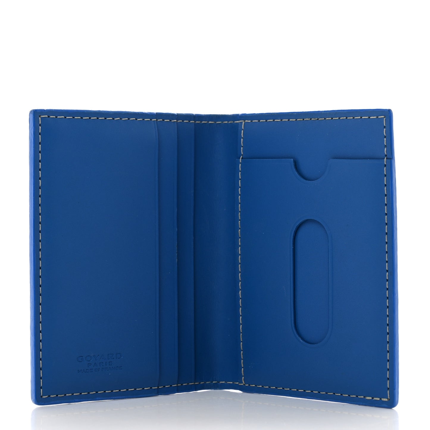 Goyardine Saint Marc Folding Card Case Sky Blue