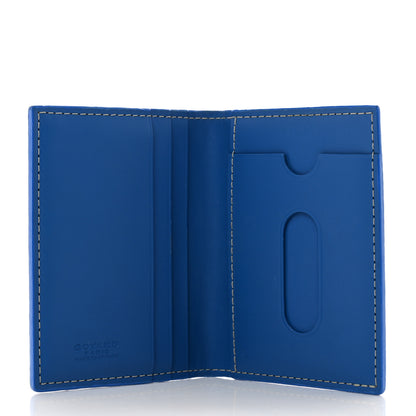 Goyard Goyardine Saint Marc Folding Card Case Sky Blue 5 of 7