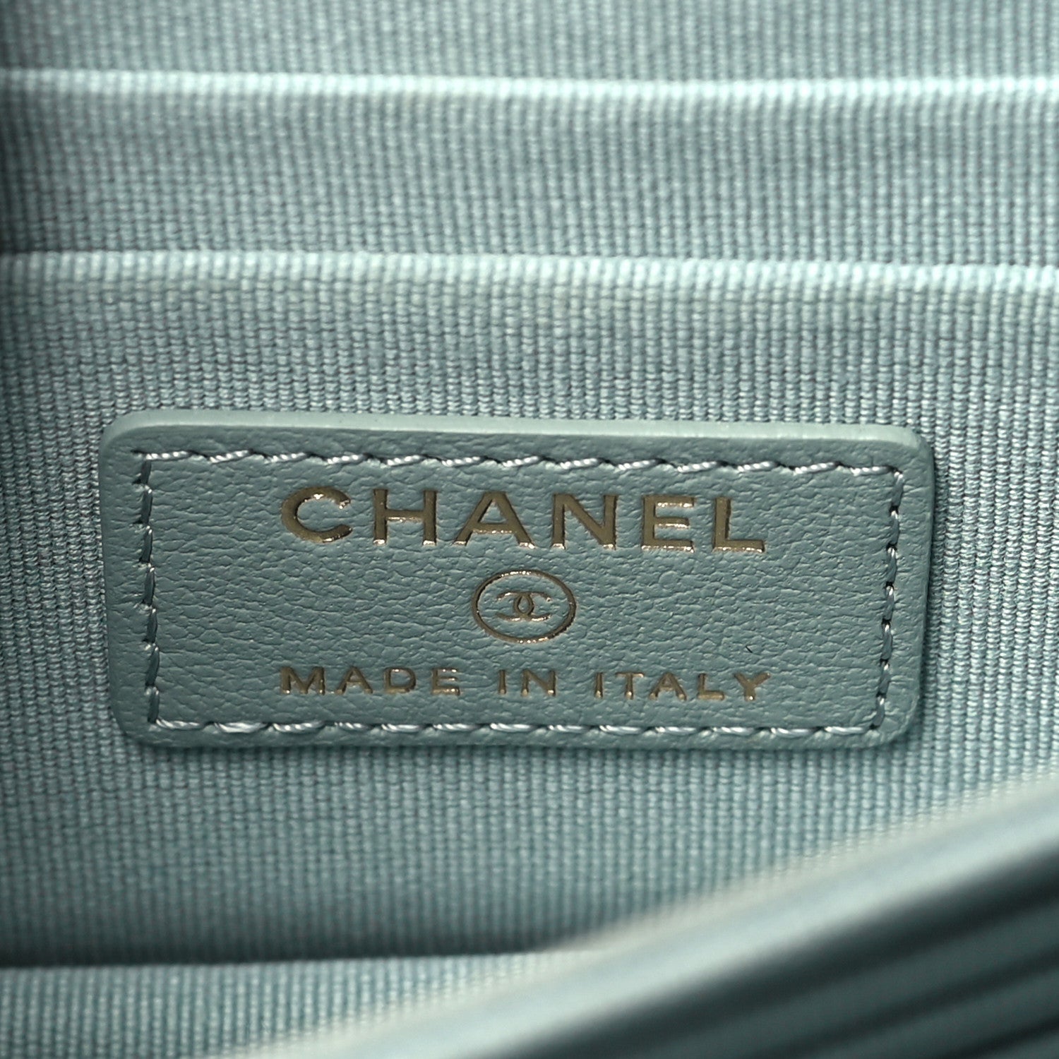 Chanel Lambskin Quilted Mini Trendy CC Wallet On Chain WOC Grey 6 of 10