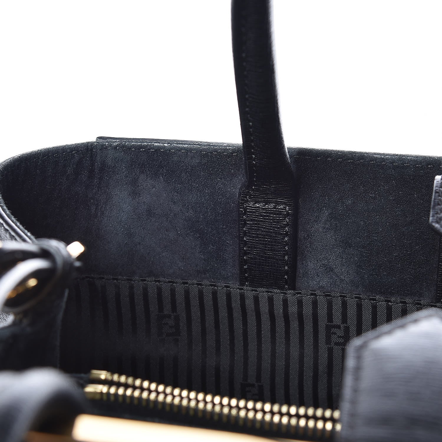 Fendi Vitello Elite Regular 2Jours Tote Black 10 of 23