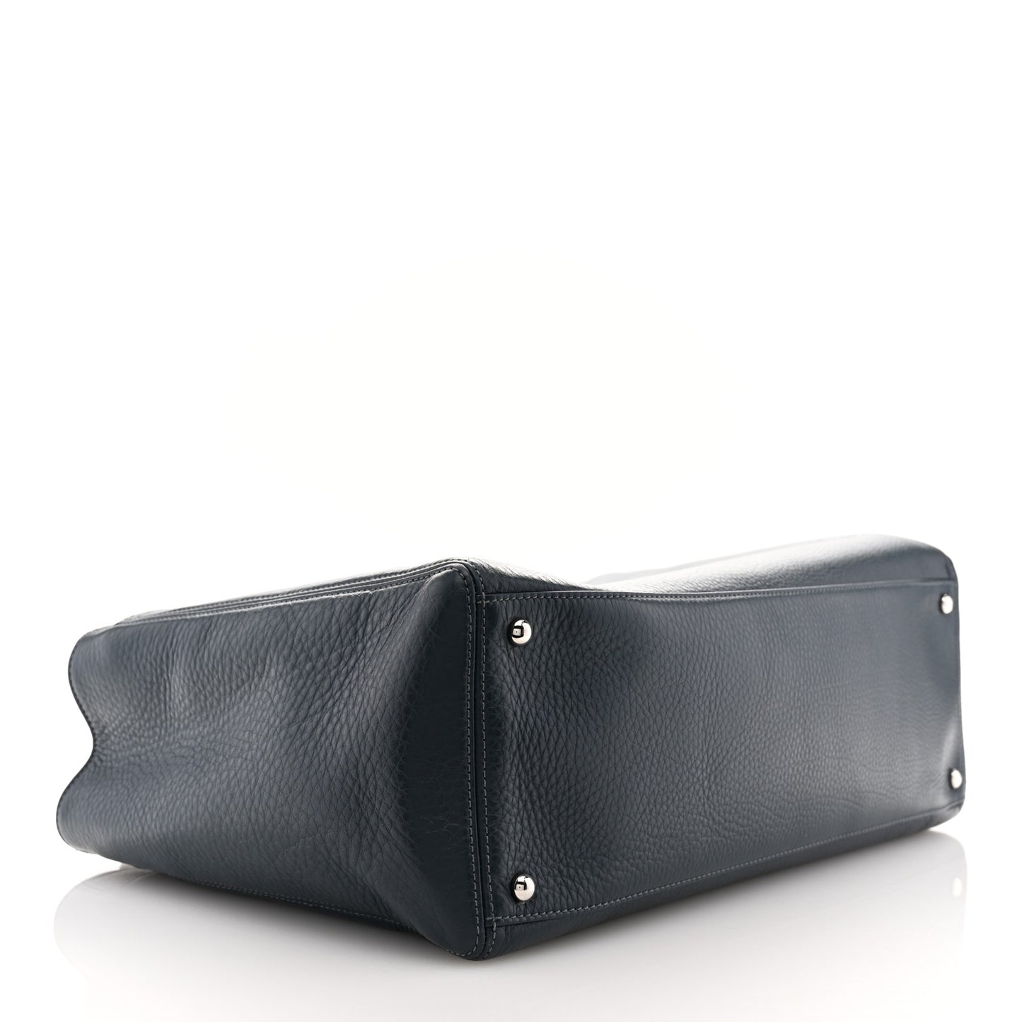 Deerskin Cerf Executive Shopper Tote Dark Blue