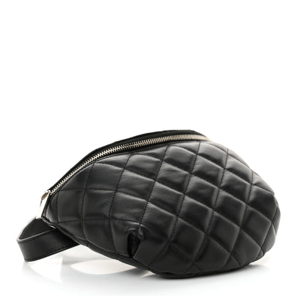 Chanel Calfskin Quilted Waist Belt Bag Black 4 of 12