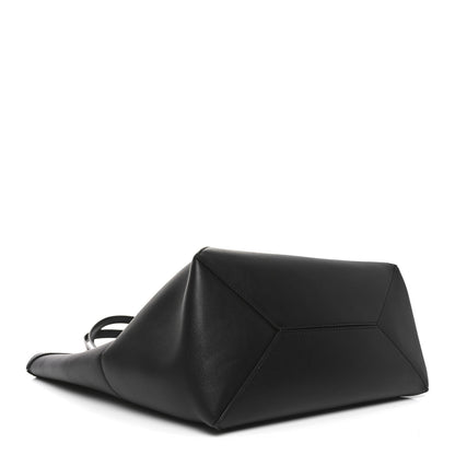 Loewe Shiny Calfskin Medium Puzzle Fold Tote Black 4 of 9
