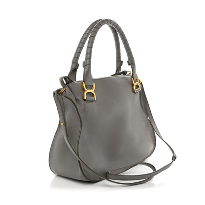 Chloe Calfskin Medium Marcie Satchel Cashmere Grey 3 of 9