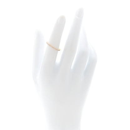 Cartier 18K Pink Gold Diamond 1.5mm Etincelle de Cartier Wedding Band Ring 50 5.25 2 of 5