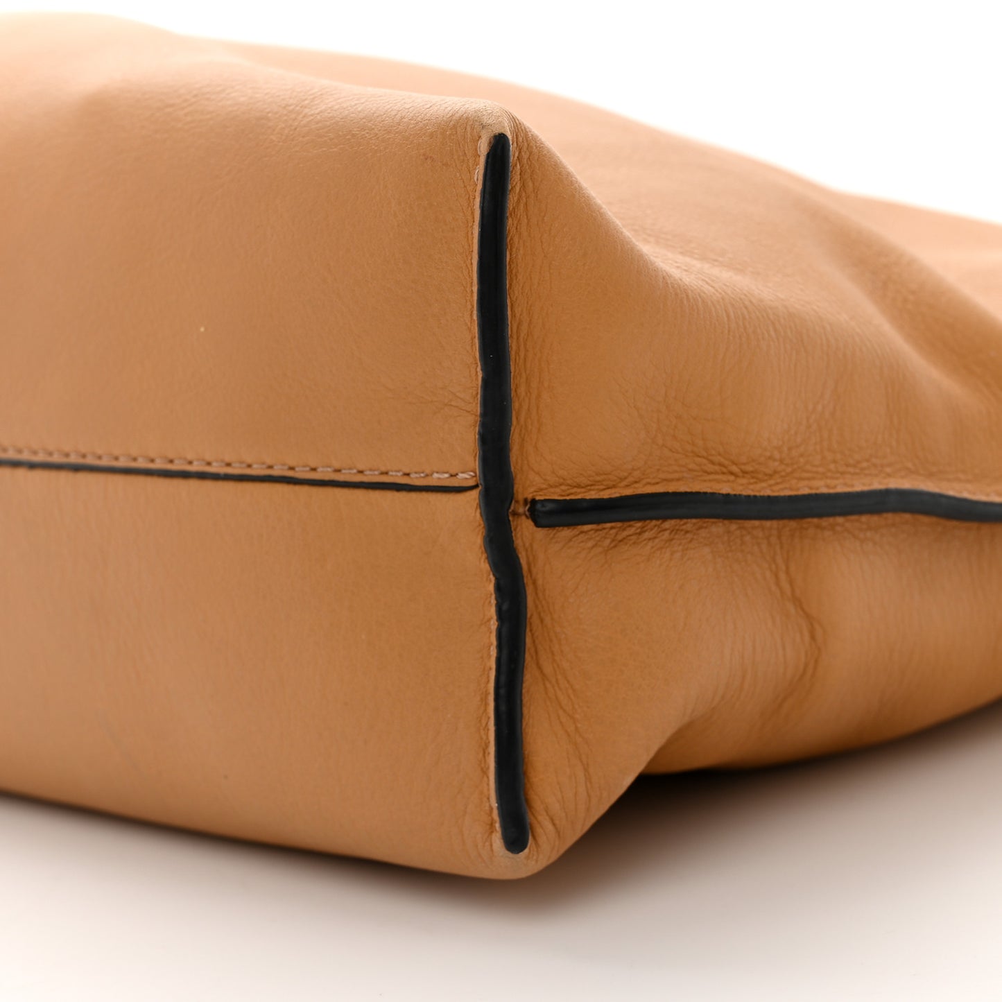 Nappa Medium Flamenco Knot Bag Warm Desert