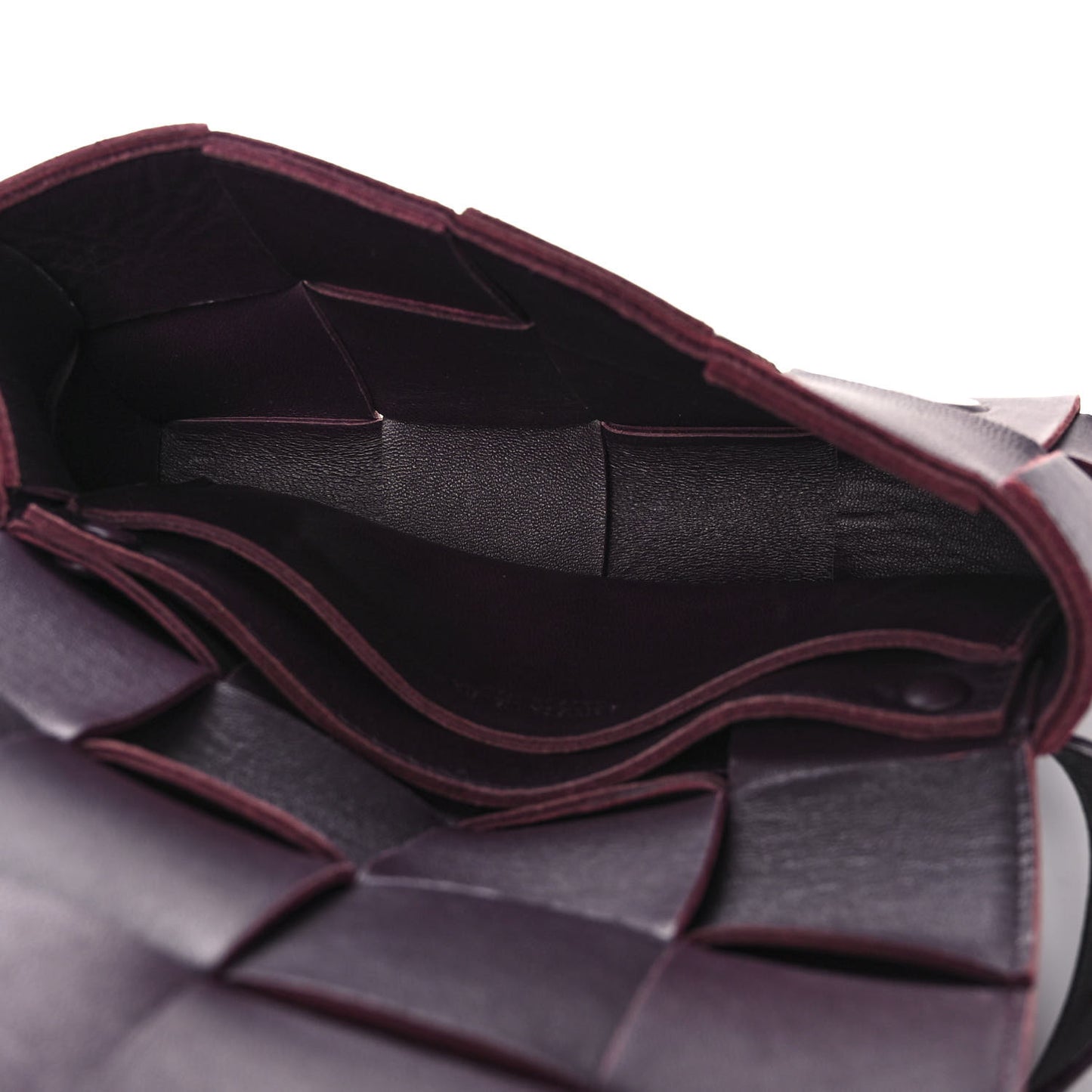 Nappa Maxi Intreccio The Belt Cassette Bag Grape