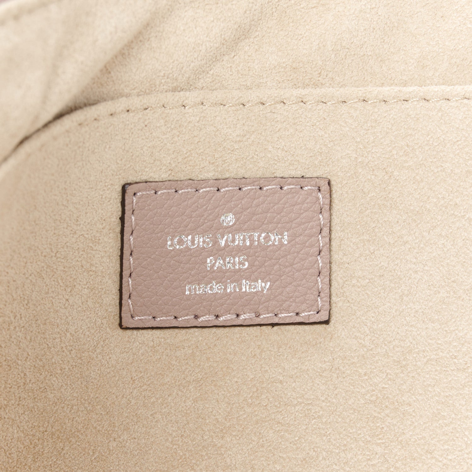 Louis Vuitton Calfskin Pochette Jour PM Clutch Taupe 6 of 8