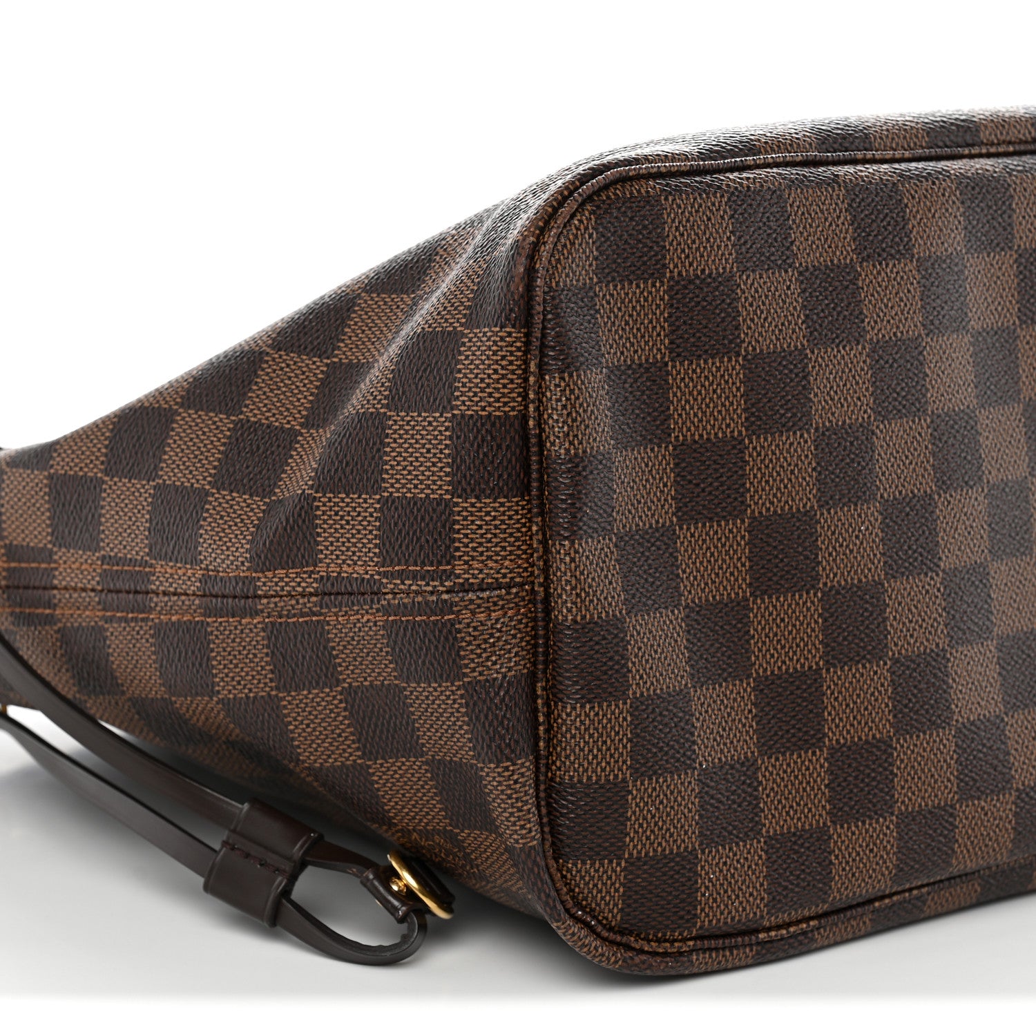 Louis Vuitton Damier Ebene Neo Neverfull MM Rose Ballerine 10 of 13