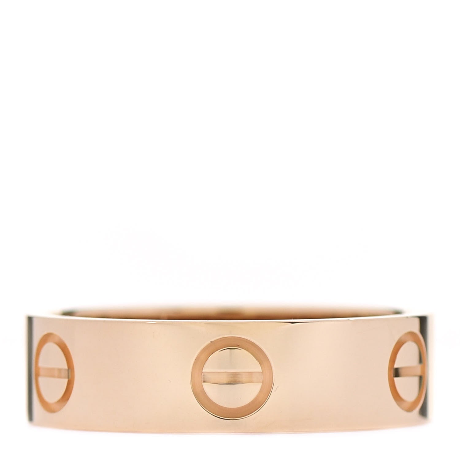 Cartier 18K Yellow Gold 5.5mm LOVE Ring 56 7.75 1 of 5