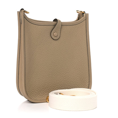 Hermes Taurillon Clemence Amazone Evelyne TPM Trench Craie 2 of 4