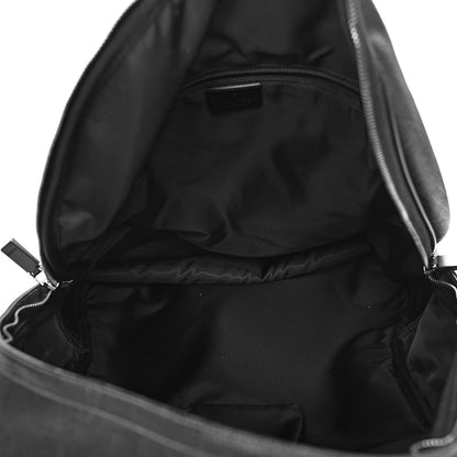 Gucci Coated Canvas Interlocking G Travel Backpack Black 5 of 15
