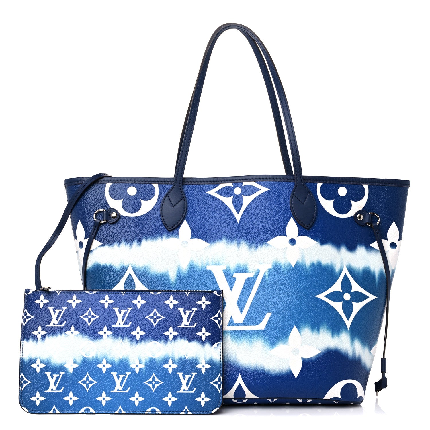 Louis Vuitton Monogram Escale Neverfull MM Blue 1 of 13