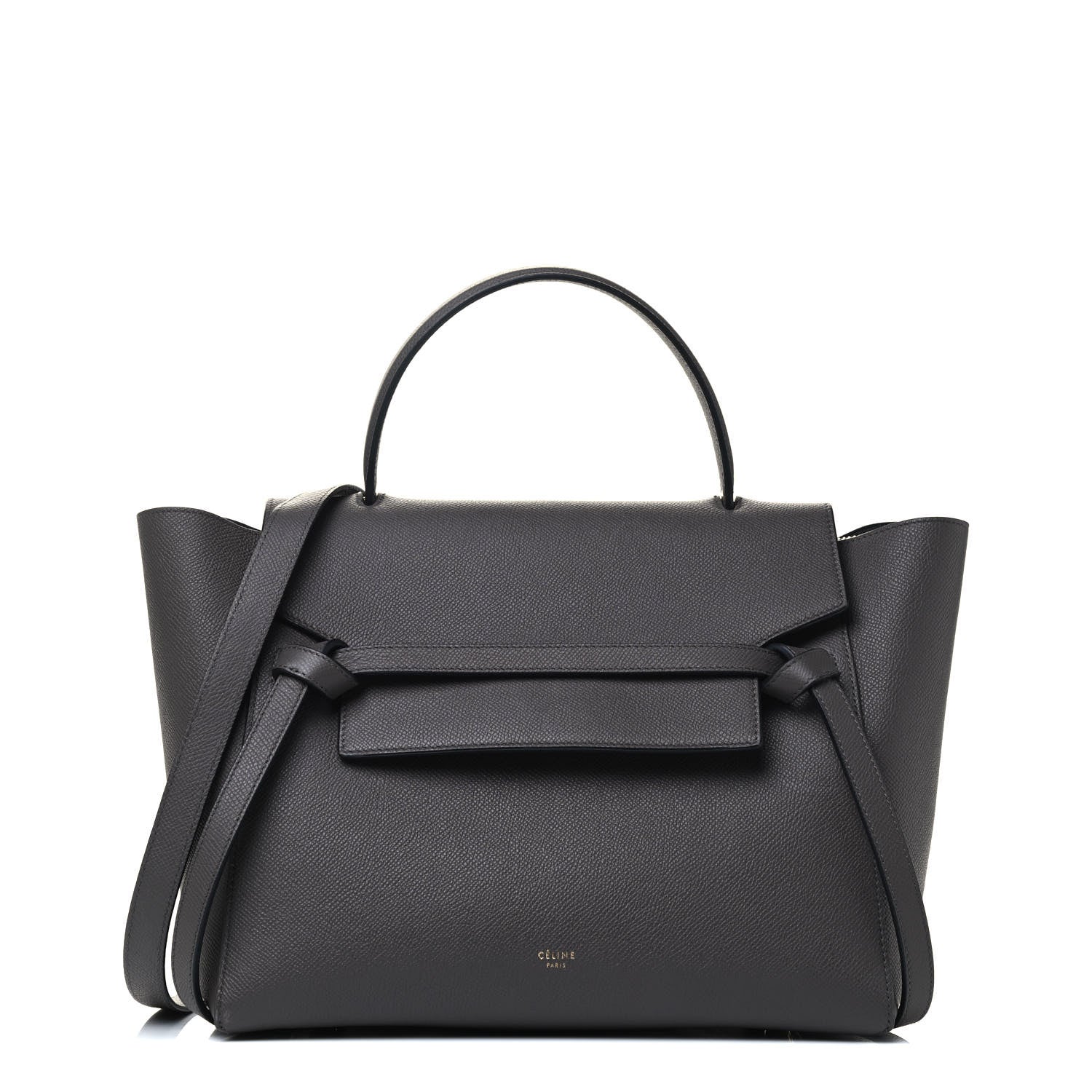 Celine Grained Calfskin Mini Belt Bag Grey 1 of 4